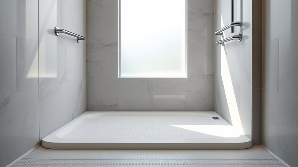 accessible shower base considerations