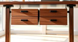 adjustable desks with storage