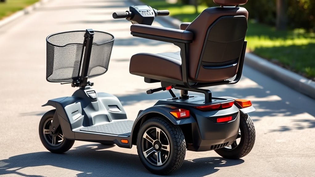 bariatric scooter safety features