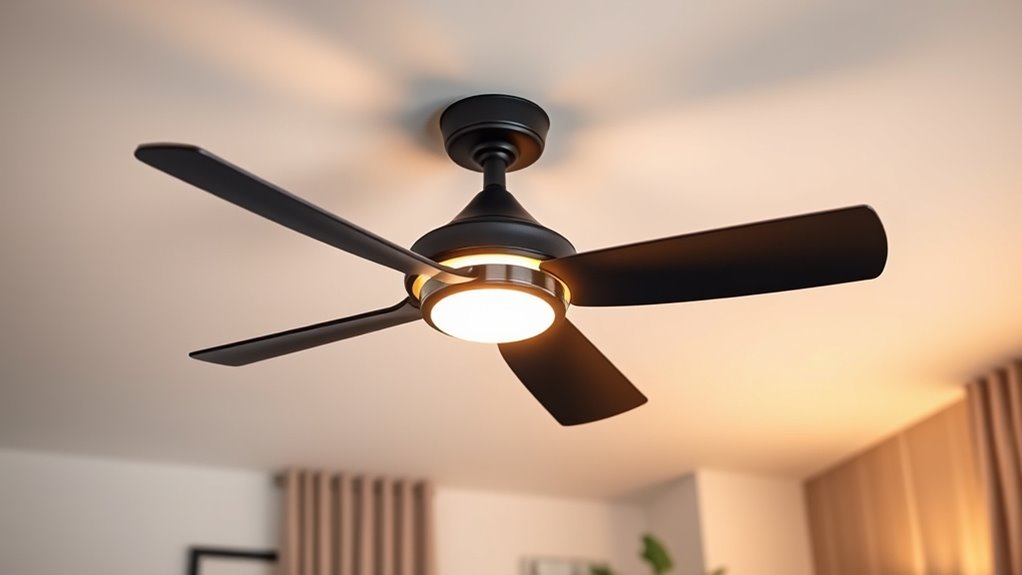 ceiling fan size and style