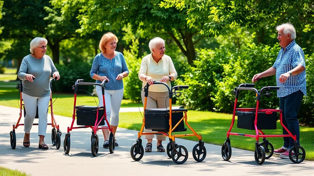 choosing durable adjustable comfortable rollators