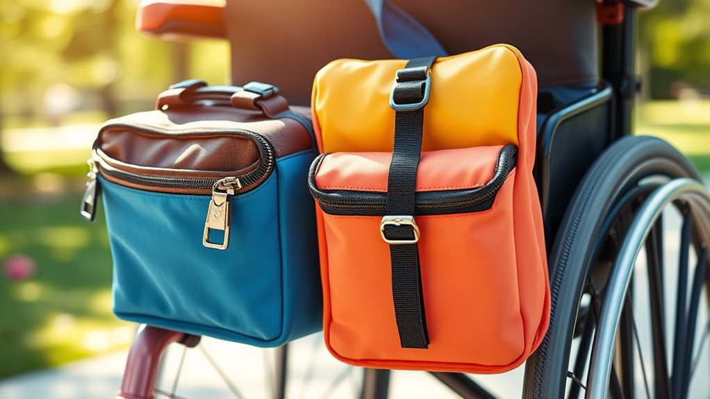 choosing durable organized wheelchair bags