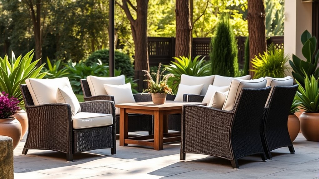 comfortable durable outdoor seating