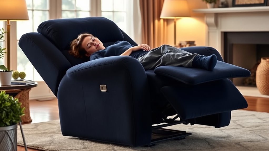 comfortable sleeping chair features