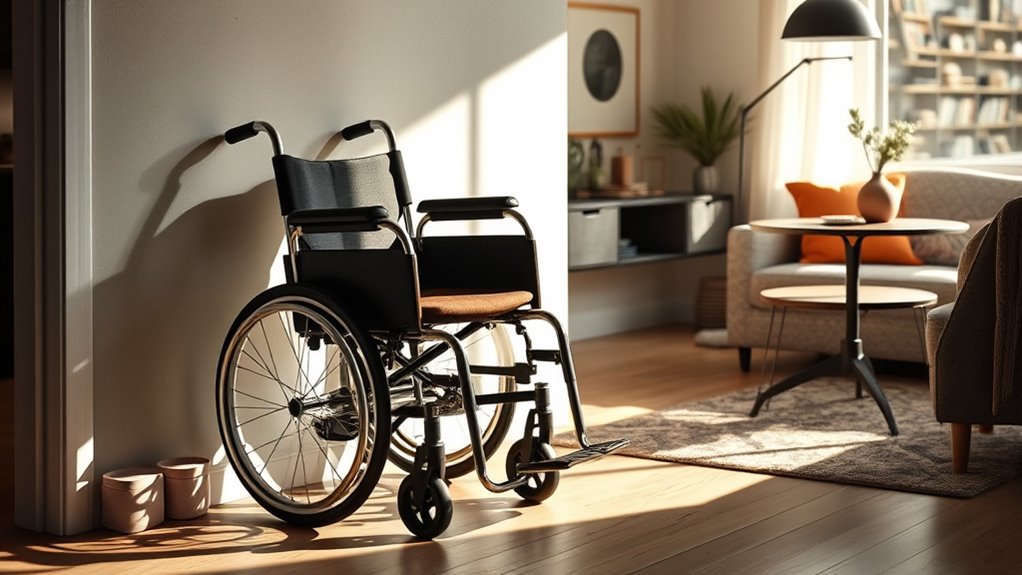 compact maneuverable wheelchair features