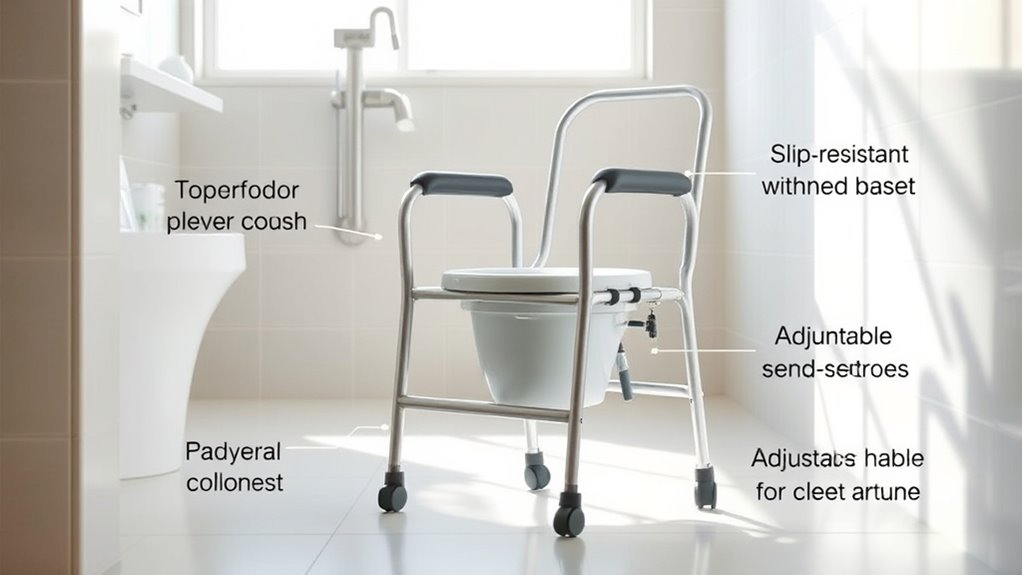 elderly commode chair considerations