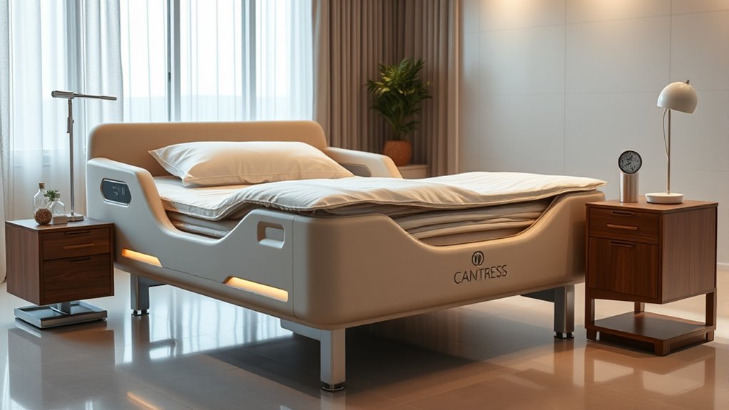 hospital bed safety features