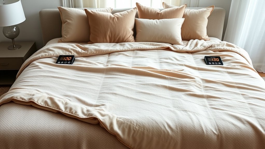 king size dual controls