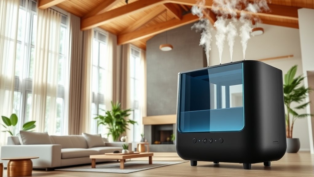 large room humidity control