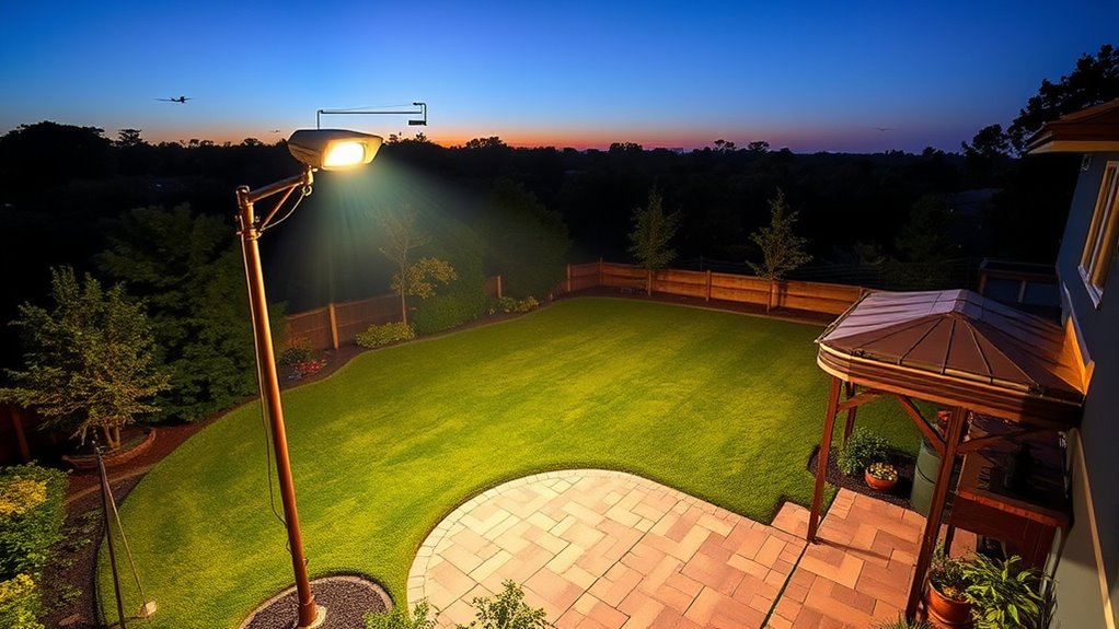 large yard security considerations