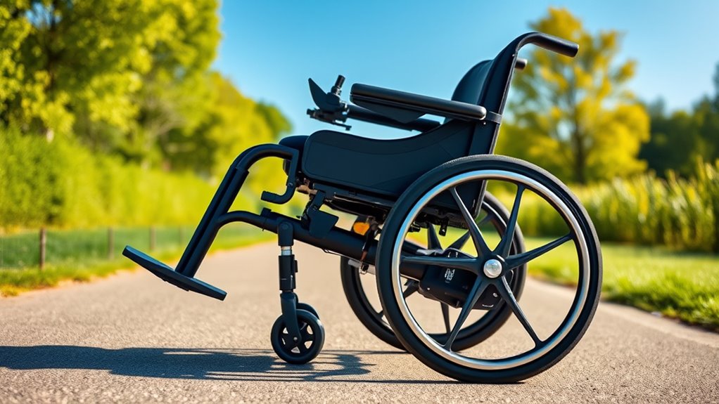 lightweight portable wheelchair features