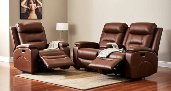 luxury leather recliner selection