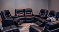 luxury reclining sofa features