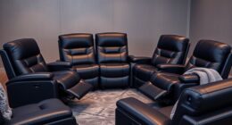 luxury reclining sofa features