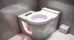 luxury smart toilet features