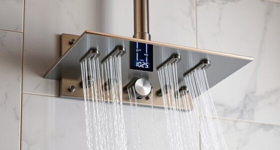 luxury thermostatic shower panels