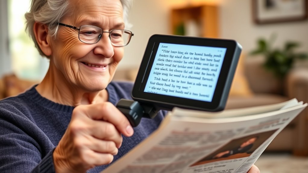 magnification usability display quality