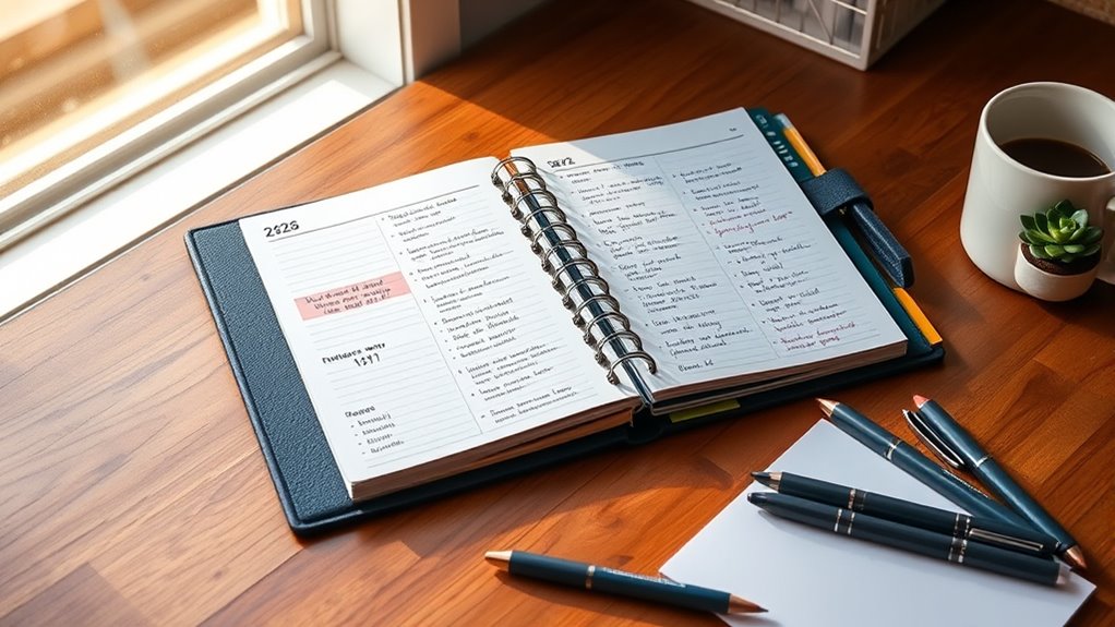 planner layout size durability