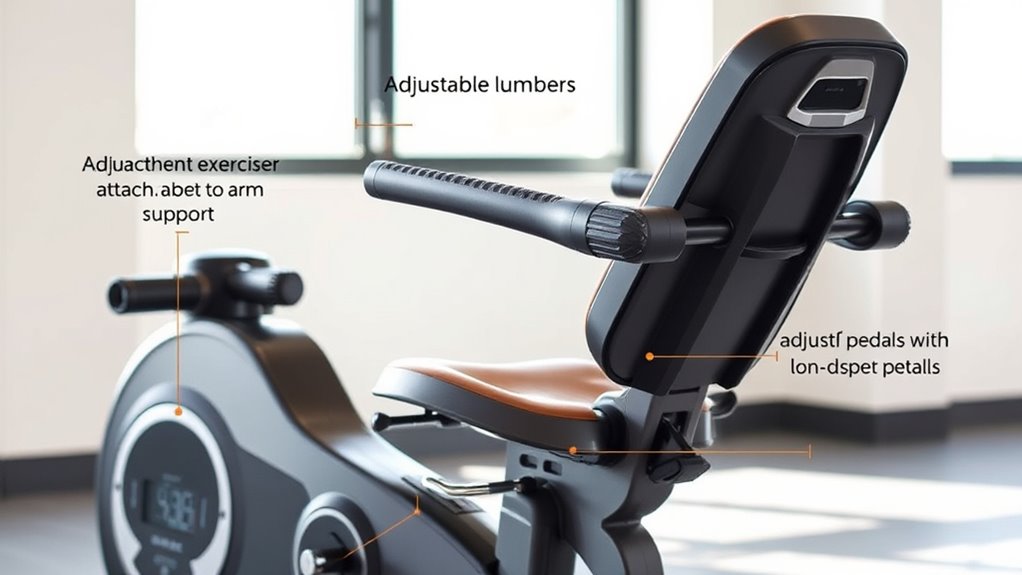 recumbent bike features prioritized