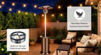 safe propane patio heating