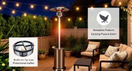 safe propane patio heating