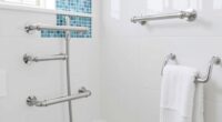 safe stylish senior bathroom bars