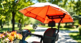 scooter sunshade canopy options