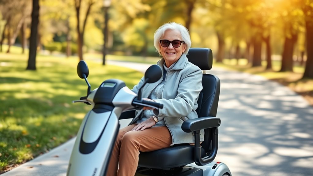 senior scooter safety features