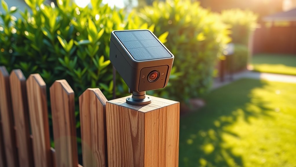solar security camera selection