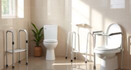 toilet safety frame options