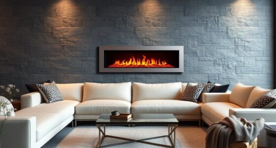 top 15 stylish electric fireplaces