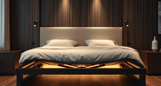 top adjustable beds with lighting
