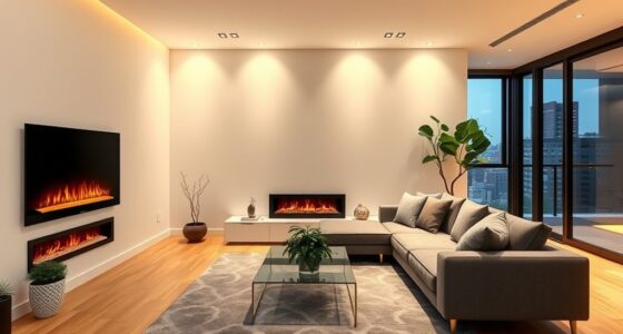 top apartment electric fireplaces