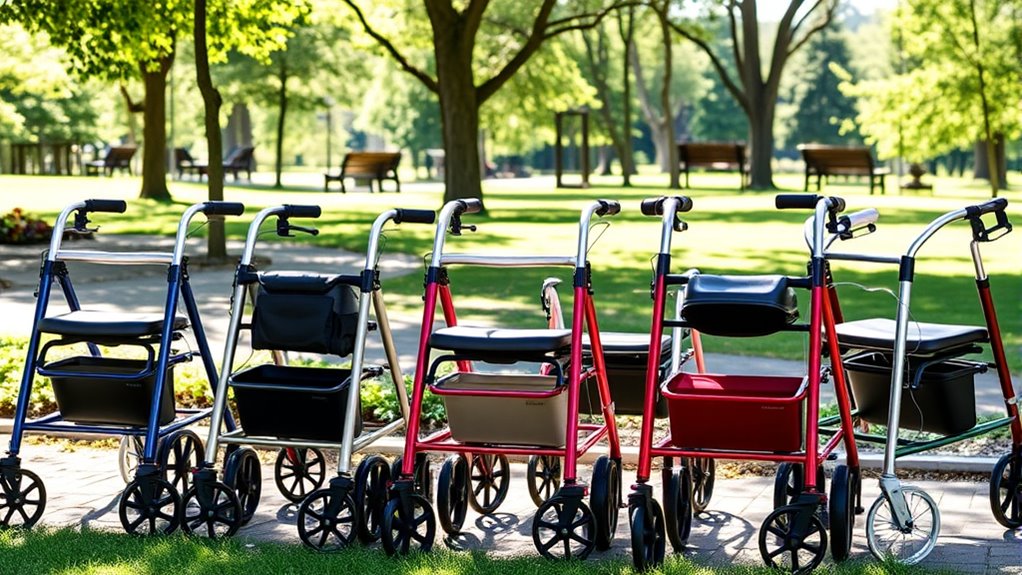 top comfortable rollator options