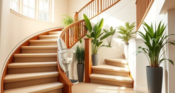 top curved stair lift options