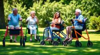 top elderly walker seat picks
