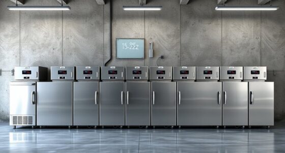 top garage chest freezers