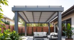 top louvered pergola kits