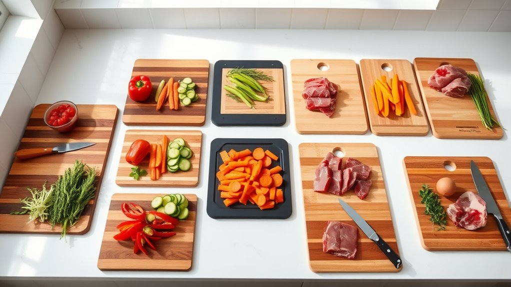 top meat veggie cutting boards