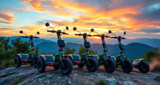top off road mobility scooters