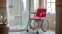 top shower commode wheelchairs
