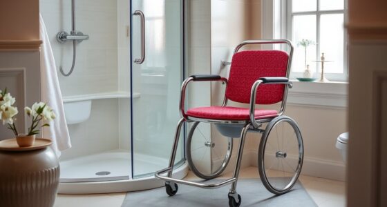 top shower commode wheelchairs