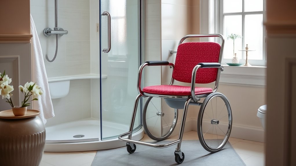 top shower commode wheelchairs