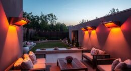 top wall mounted patio heaters