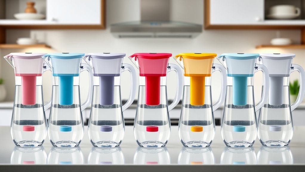 top water filter pitchers