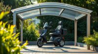 top weatherproof scooter shelters