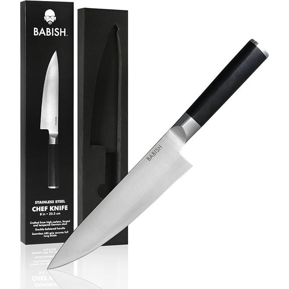 Babish 8-Inch German Steel Chef Knife