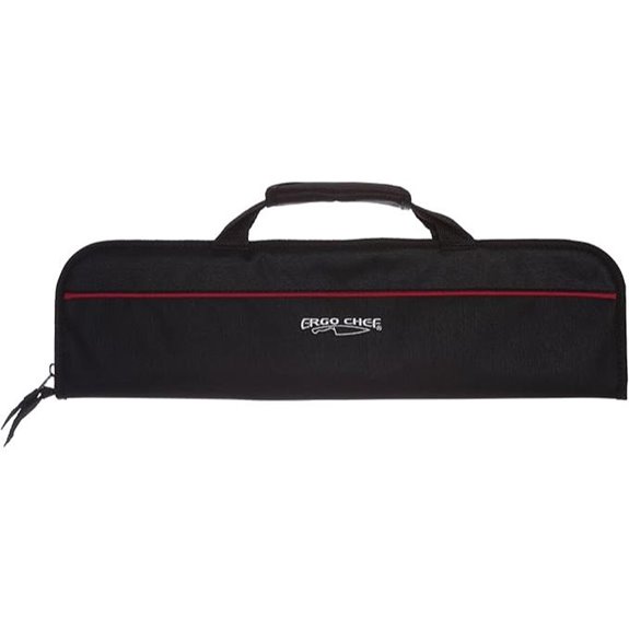 Ergo Chef 5-Pocket Knife Case Roll Bag Black