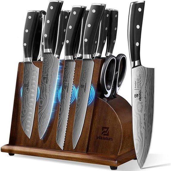 17-Piece Knife Set with Magnetic Block