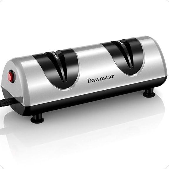 Electric Knife Sharpener with Dust Collection Box